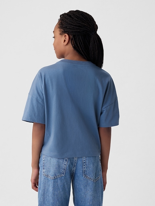 2 of 8 showing, with the color bainbridge blue of product Kids Relaxed Graphic T-Shirt