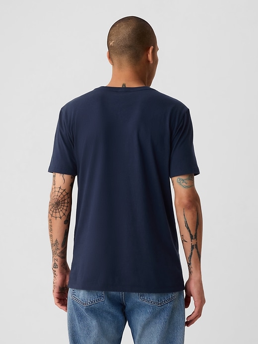 Image number 2 showing, Cotton Jersey V-Neck T-Shirt