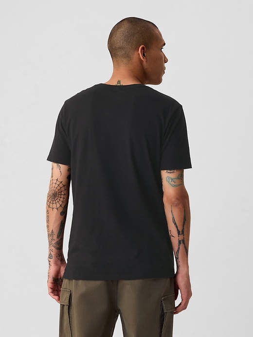 Image number 2 showing, Cotton Jersey V-Neck T-Shirt