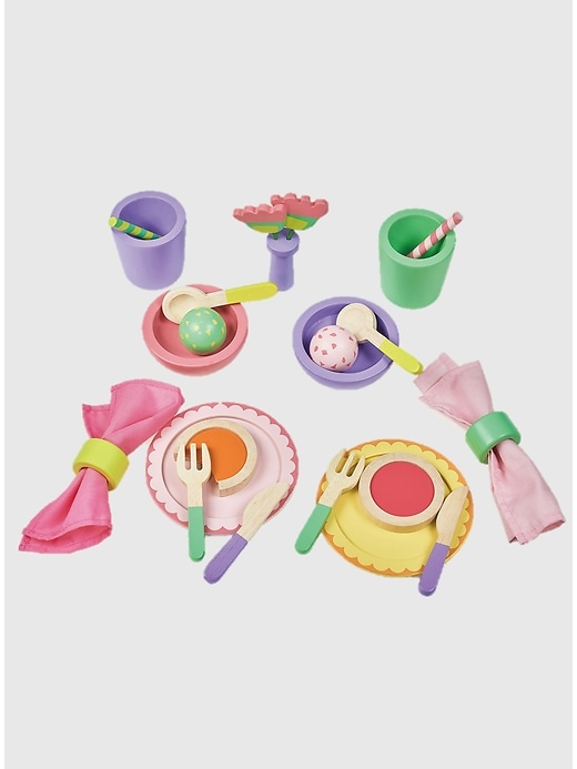 1 of 8 showing, with the color MULTI of product Party Time Lunch Toddler Toy Set