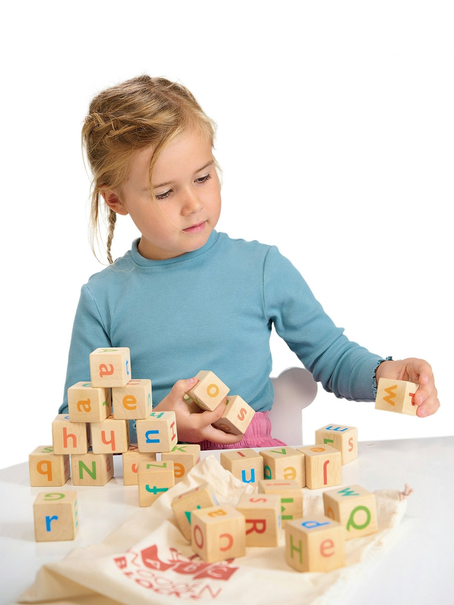 Кубики с буквами Gap Alphabet Spelling, цвет: Разноцветный — фото 2