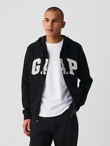 VintageSoft Arch Logo Full-Zip Hoodie