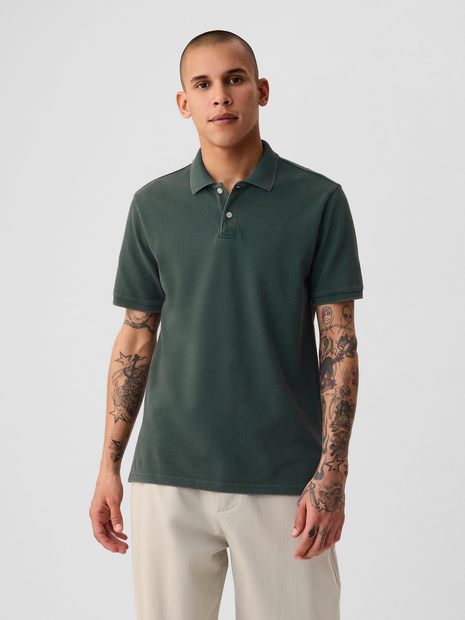 Pique Polo Shirt