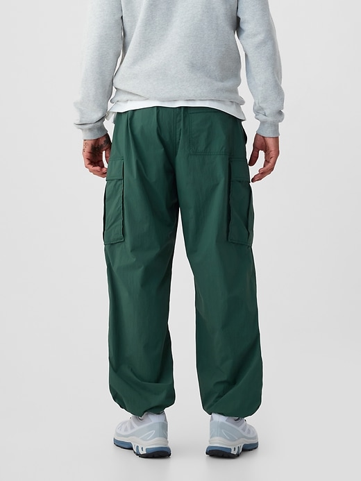 2 of 8 showing, with the color moores green of product Nylon Cargo Pants