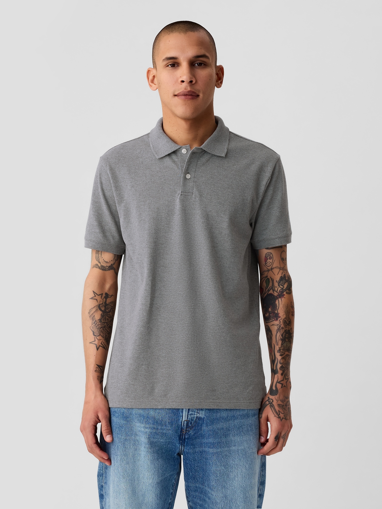 Stretch Piquet Polo Shirt