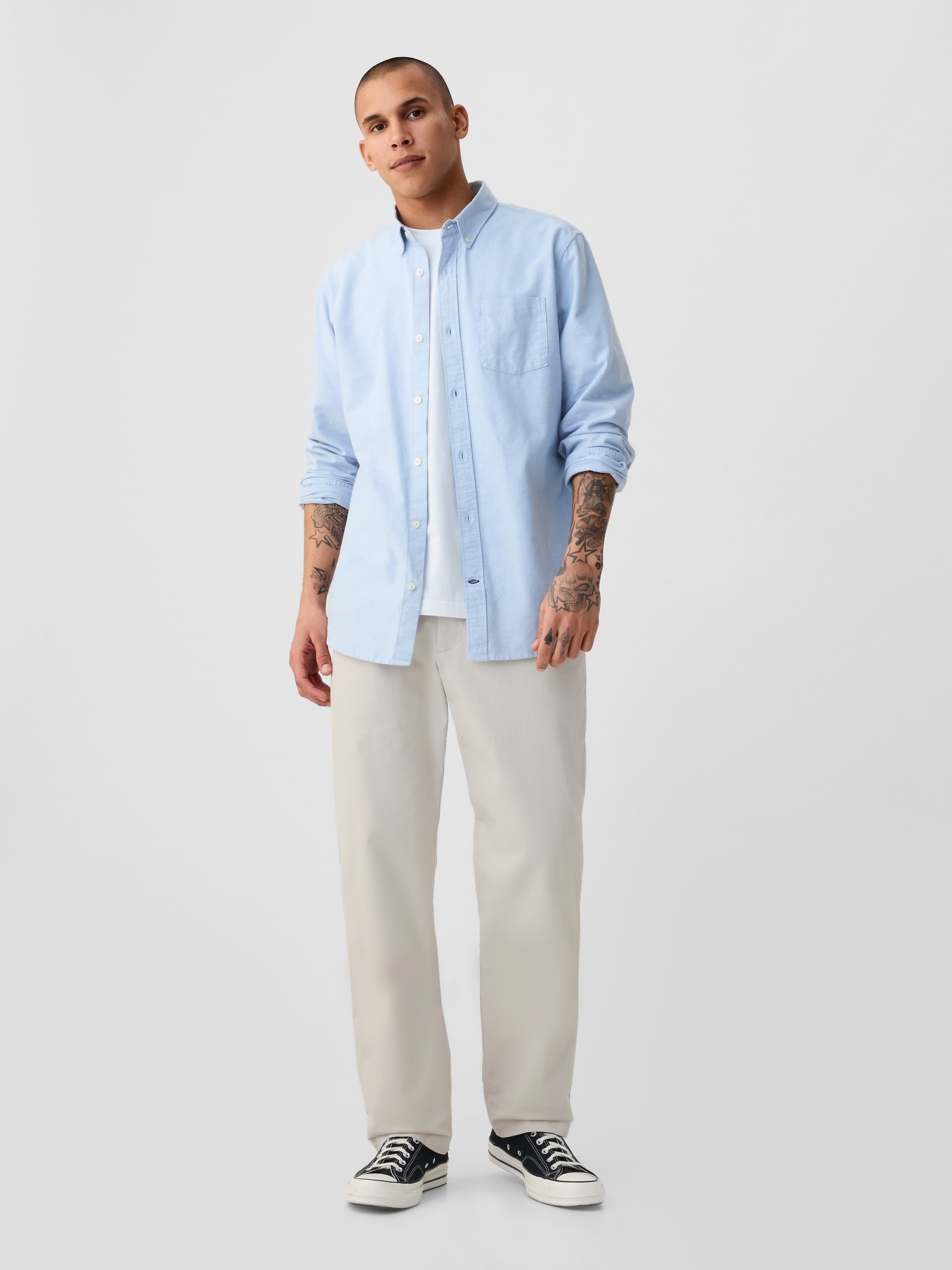 Modern Khakis in Relaxed Fit with GapFlex