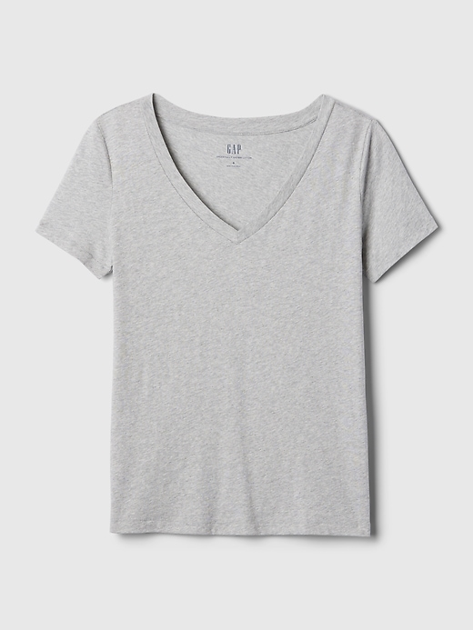 Image number 5 showing, Organic Cotton VintageSoft V-Neck T-Shirt