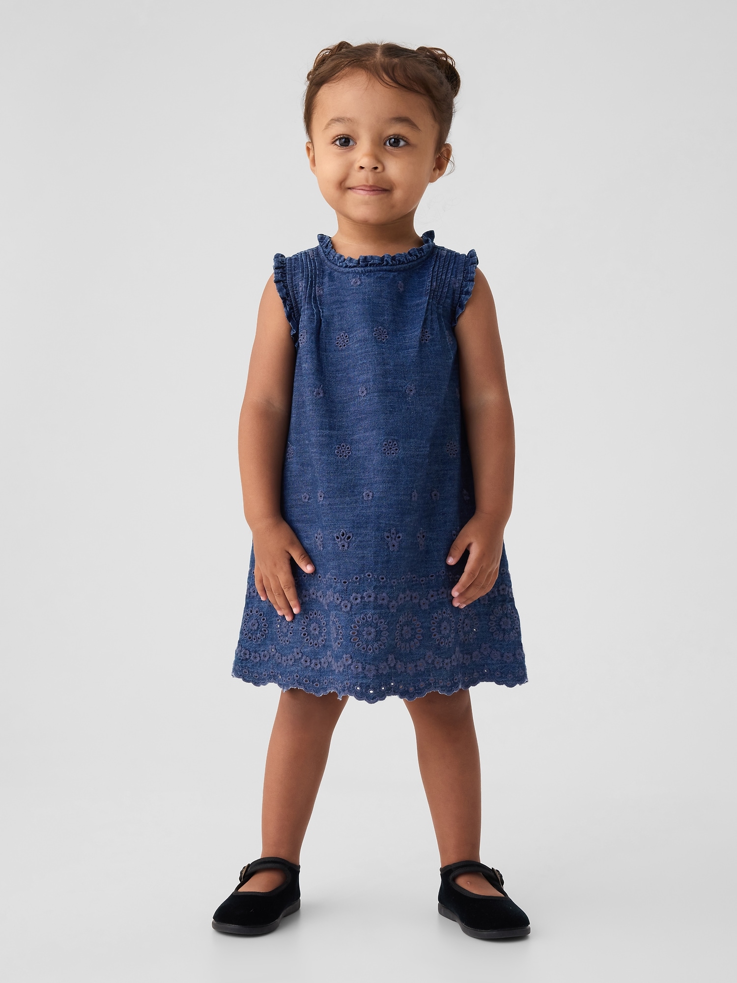 Gap × DÔEN Baby Eyelet Denim Dress | Gap