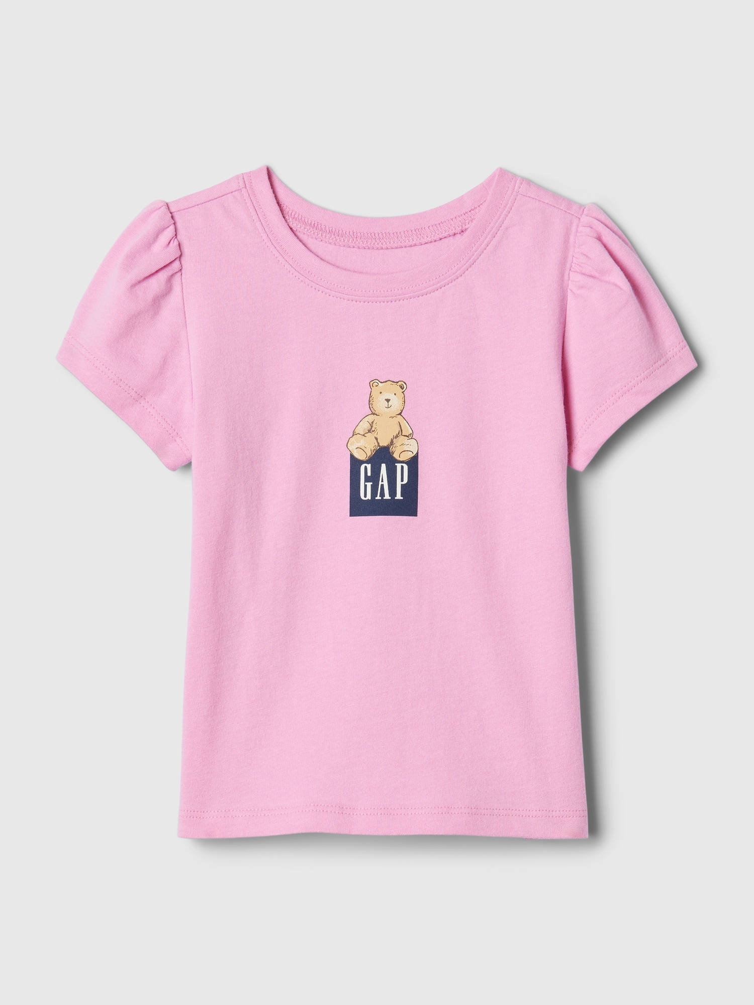 Shop Gap Baby Mix And Match Logo T-shirt In Sugar Pink