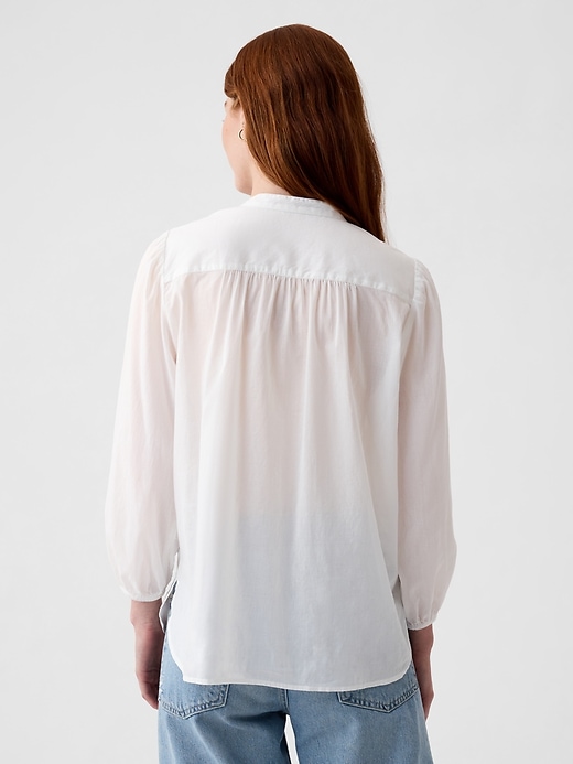 2 of 8 showing, with the color new off white of product Lace Shirt