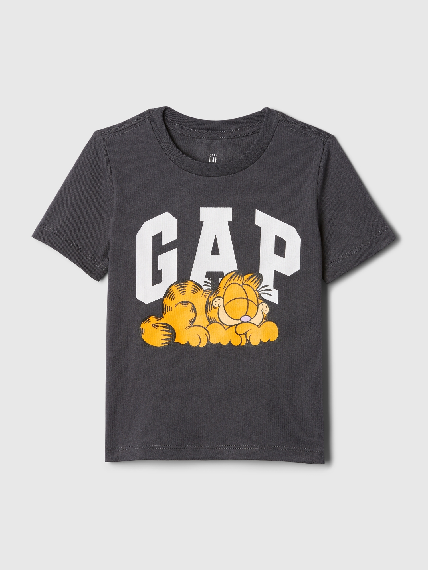 Shop Gap Baby Garfield Logo Graphic T-shirt In Cast Iron Gray