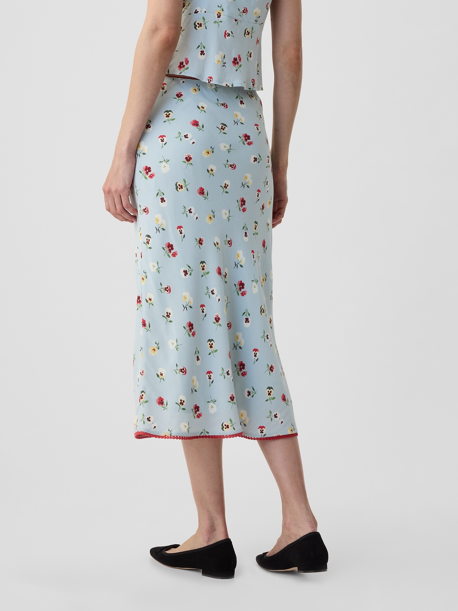 Gap floral midi dress store