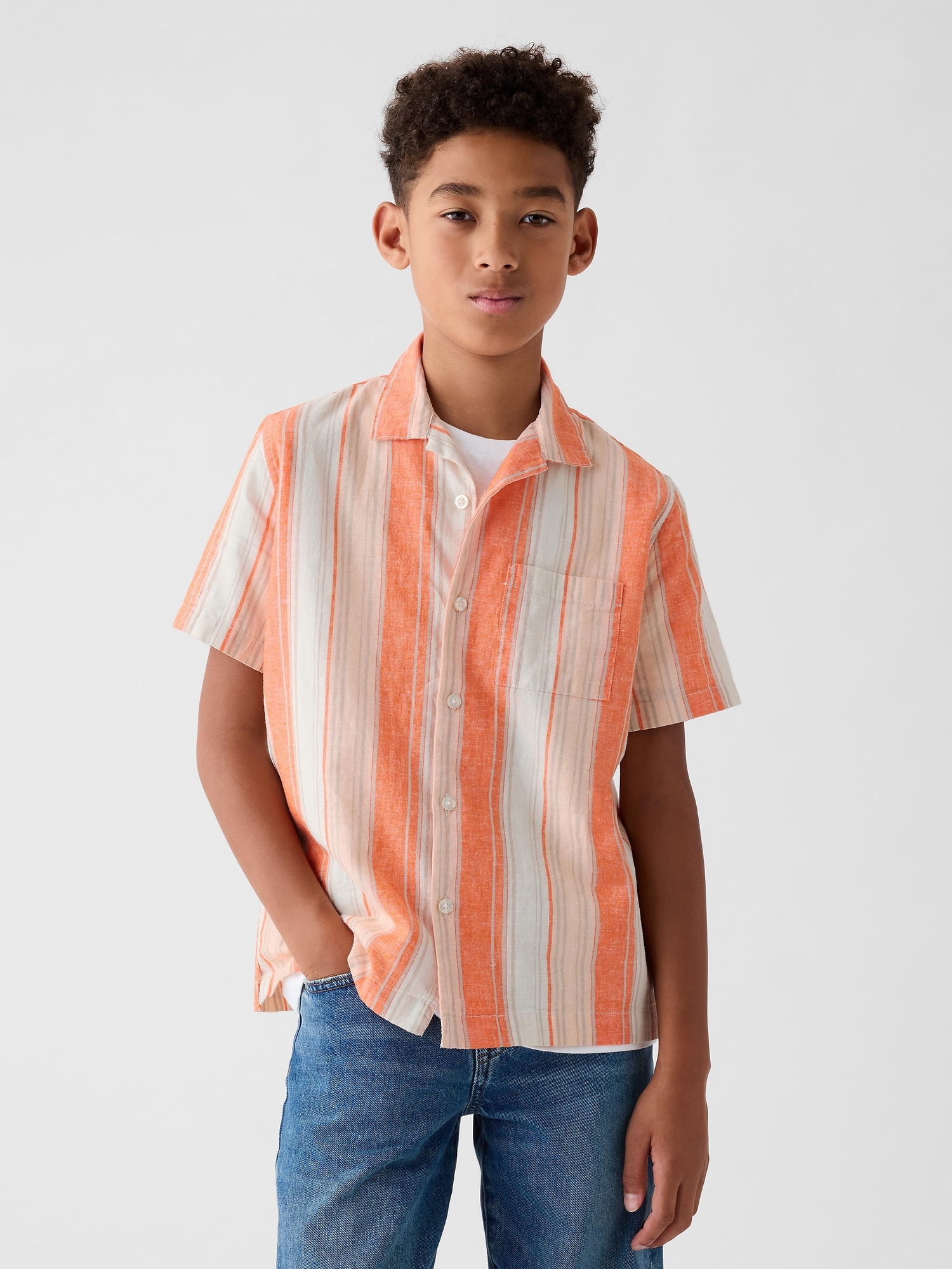 Kids Linen-Cotton Shirt