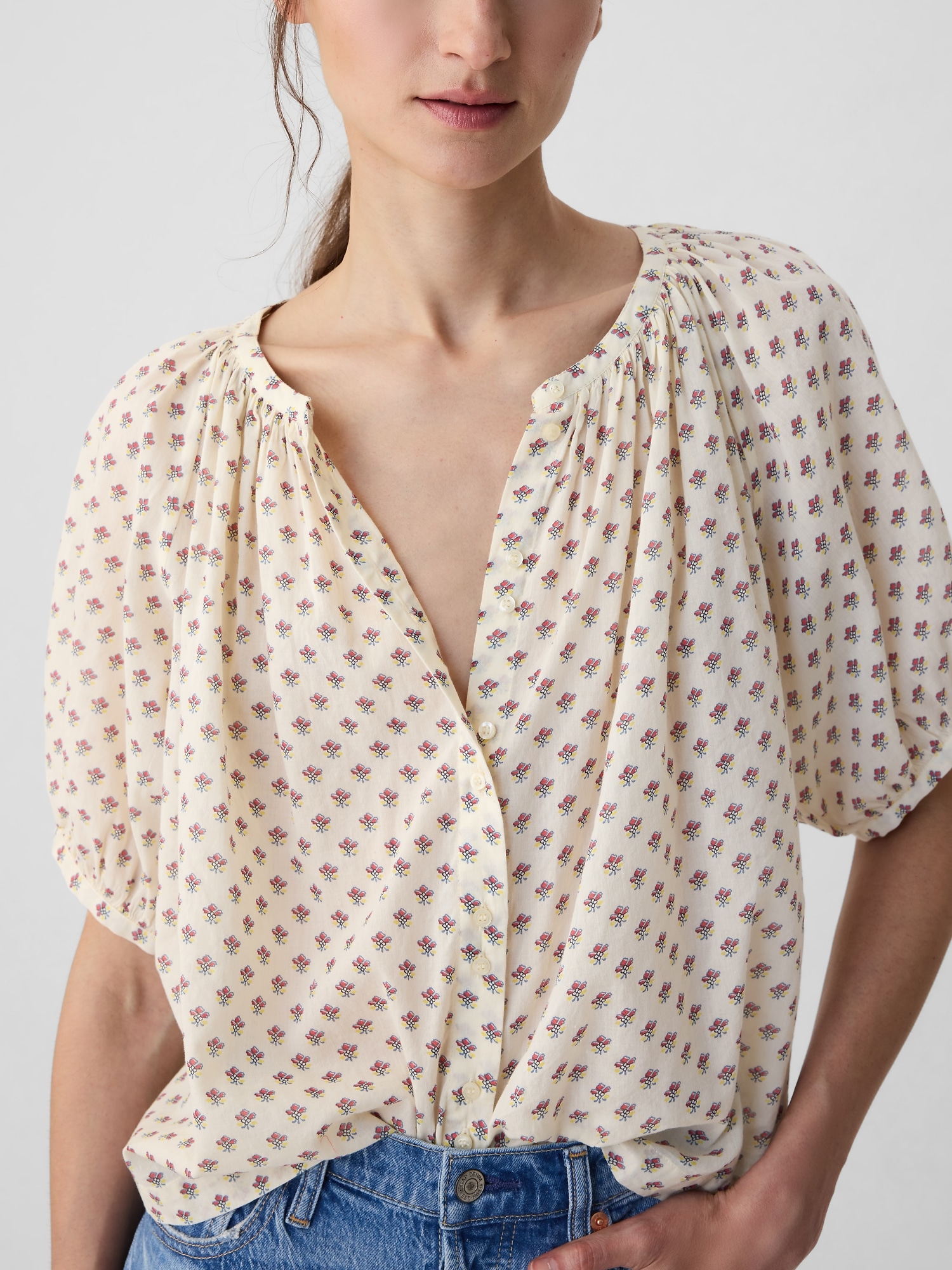 Gap DOEN Floral Shirt Gap