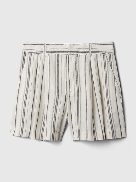 Image number 7 showing, 365 High Rise Linen-Blend Shorts