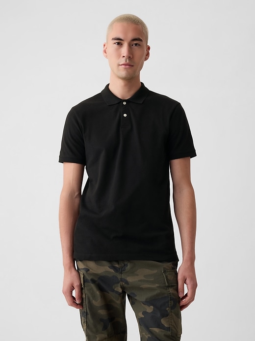 Image number 1 showing, Pique Polo Shirt