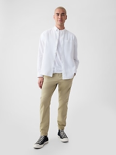 Canvas Slim Joggers