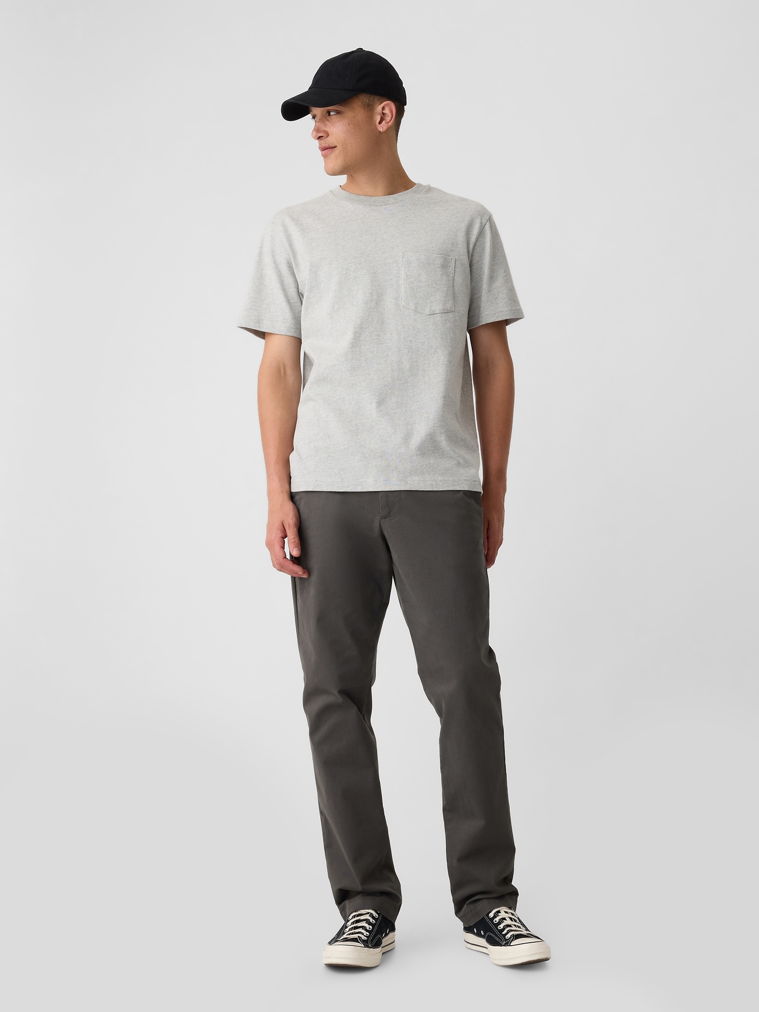 Modern Khakis in Straight Fit with GapFlex