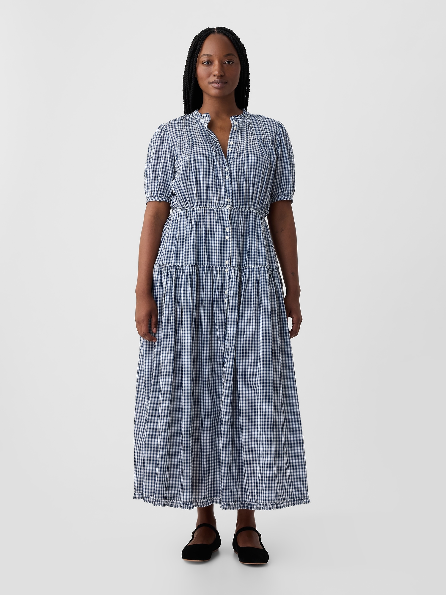 Gap gingham dress outlet