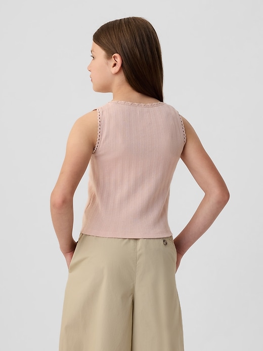 Image number 2 showing, Gap × DÔEN Kids Pointelle Tank Top