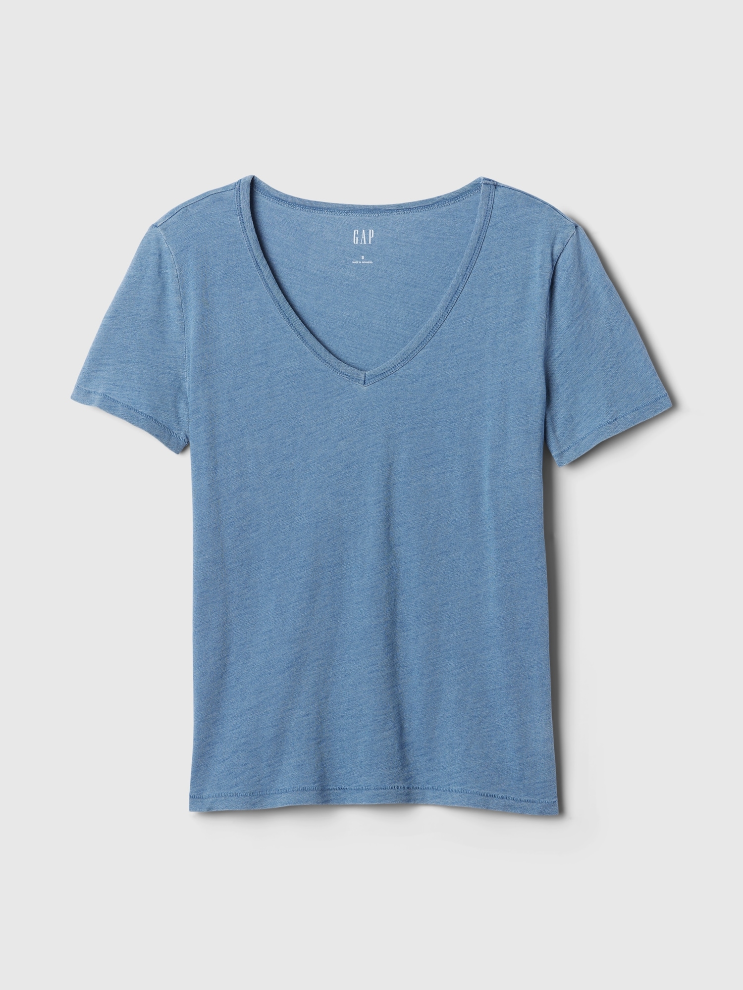 Vintage Indigo V-Neck T-Shirt | Gap