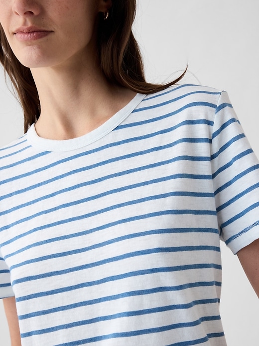 Image number 4 showing, Indigo Crewneck T-Shirt
