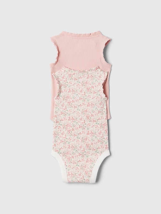 Image number 2 showing, Baby First Favorites Ribbed Tank Bodysuit (2-Pack)