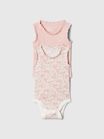 Baby First Favorites Ribbed Tank Bodysuit (2-Pack)