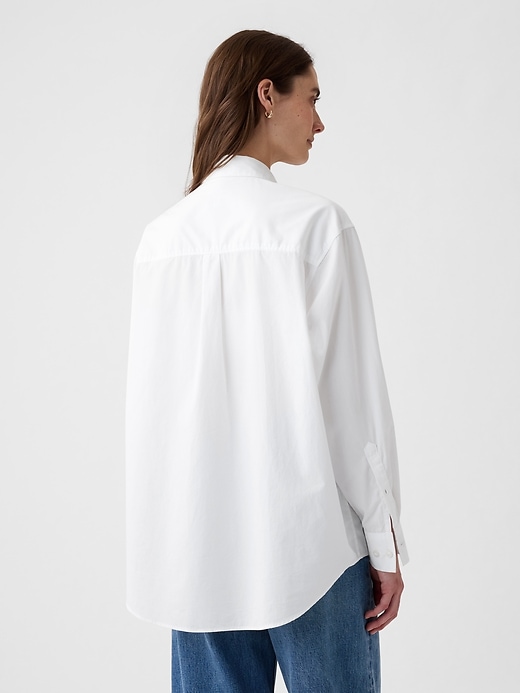 Image number 2 showing, Organic Cotton Poplin Big Shirt