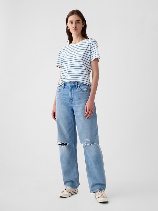 Image number 3 showing, Indigo Crewneck T-Shirt