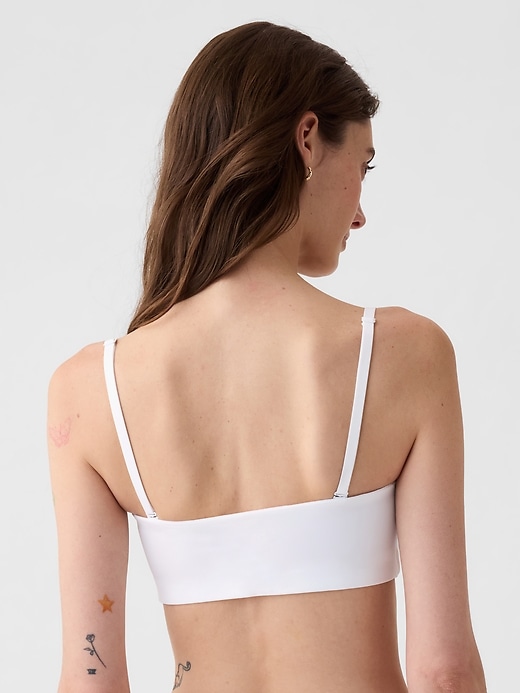 2 of 8 showing, with the color White of product No-Show Bandeau Bralette
