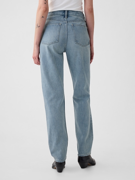 Image number 4 showing, High Rise Rigid '90s Straight Jeans