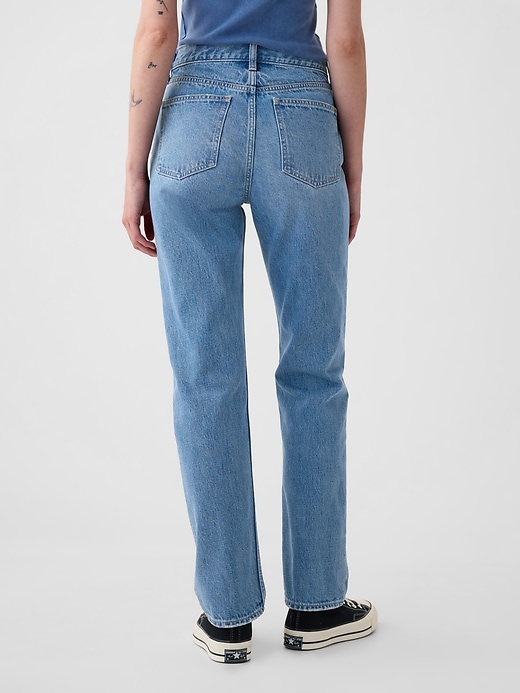 Image number 4 showing, High Rise Rigid '90s Straight Jeans