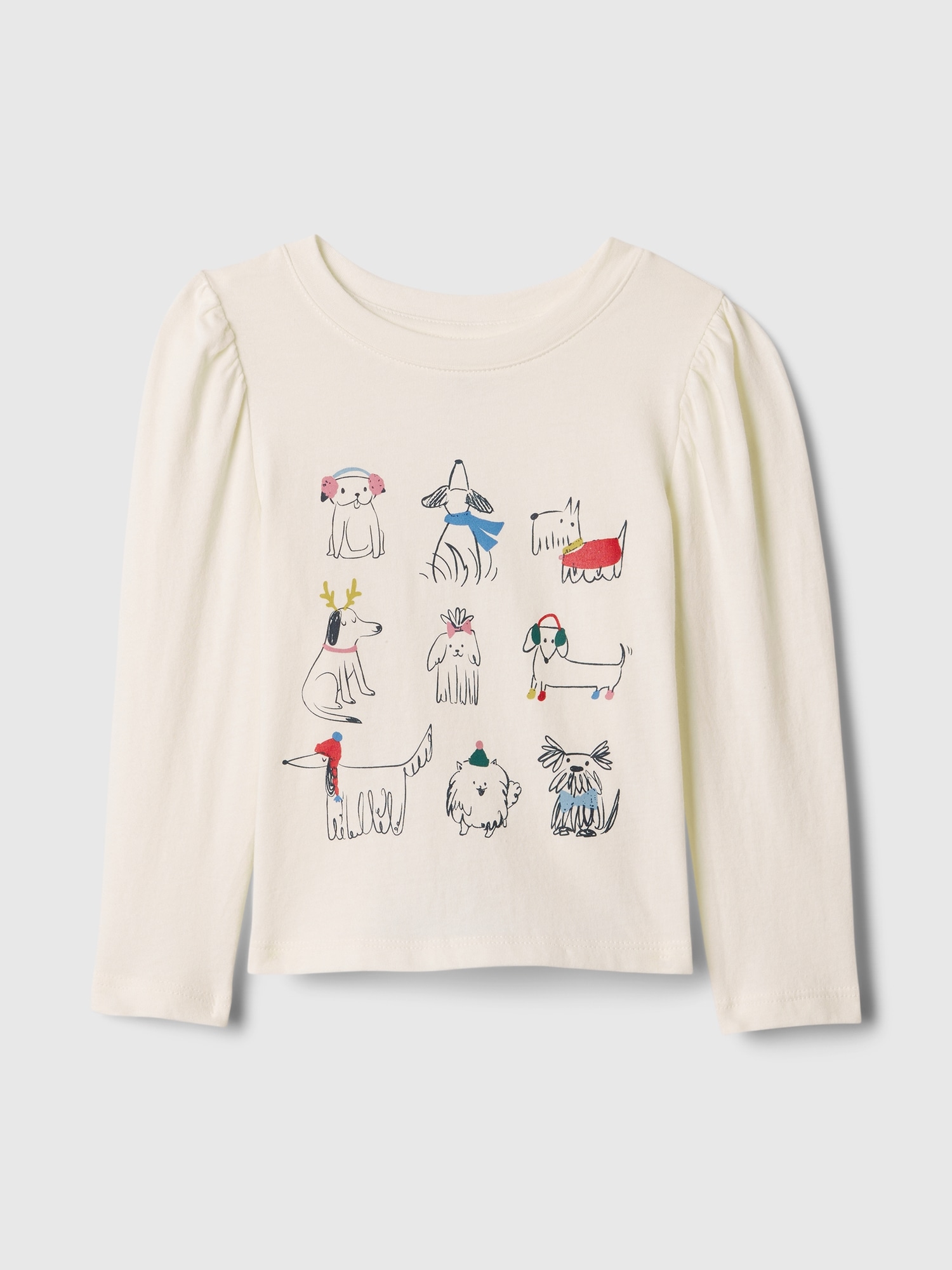 babyGap Organic Cotton Mix and Match Puff Sleeve Graphic T-Shirt