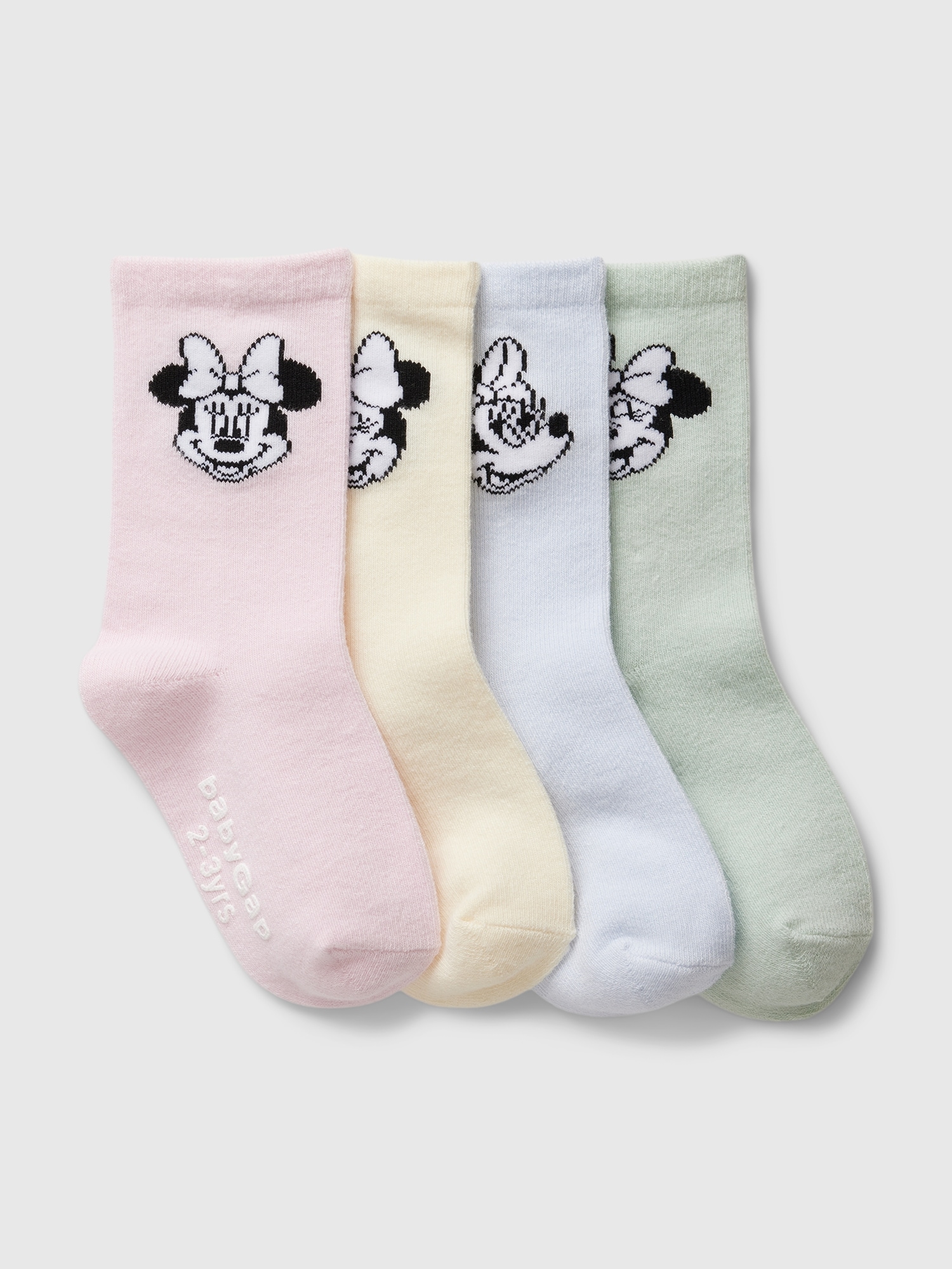 babyGap Disney Minnie Mouse Crew Socks (4Pack) Gap