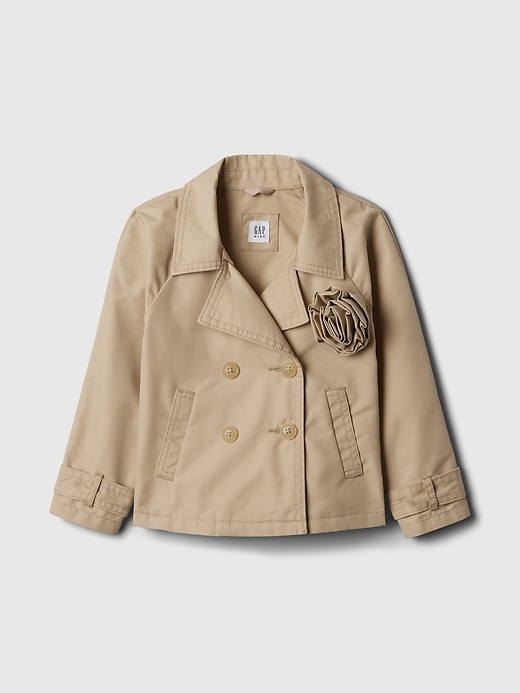 1 of 8 showing, with the color wicker beige of product babyGap Trench Coat