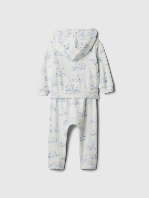 2 of 8 showing, with the color TOILE of product Baby Two-Piece Outfit Set