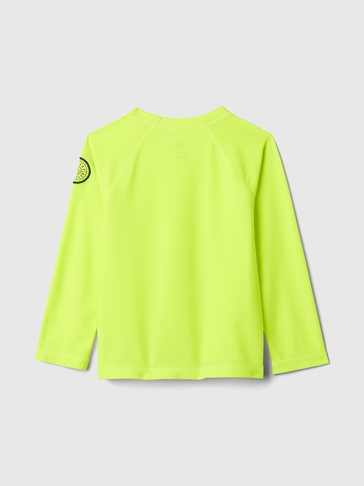 2 of 8 showing, with the color safety yellow of product babyGap Swim Rash Guard