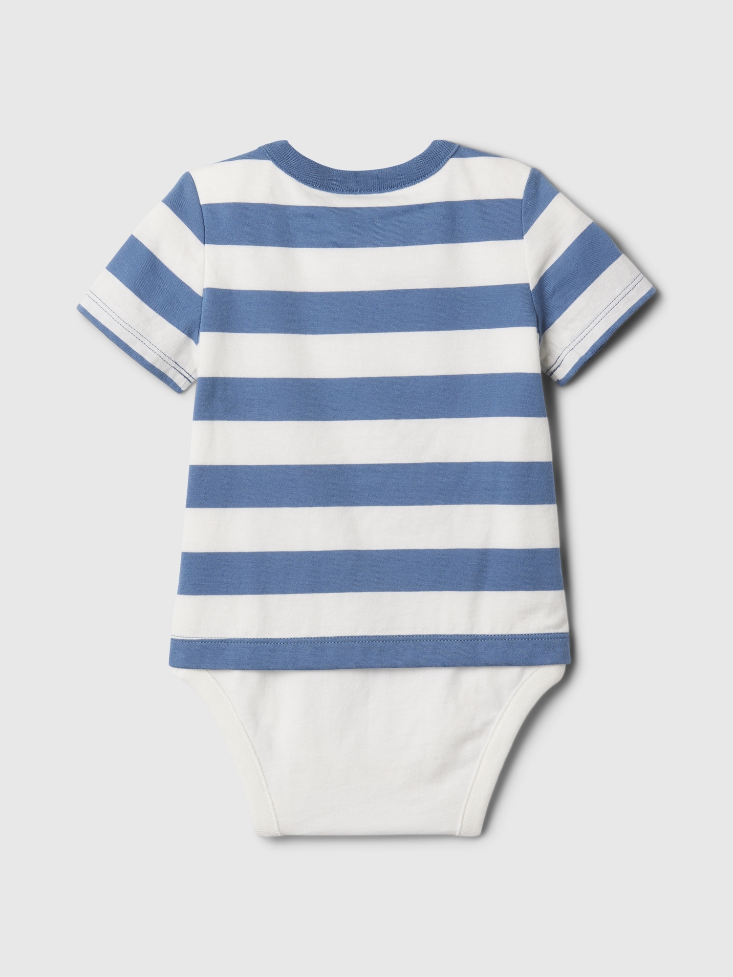 Baby Organic Cotton Stripe Pocket Bodysuit | Gap