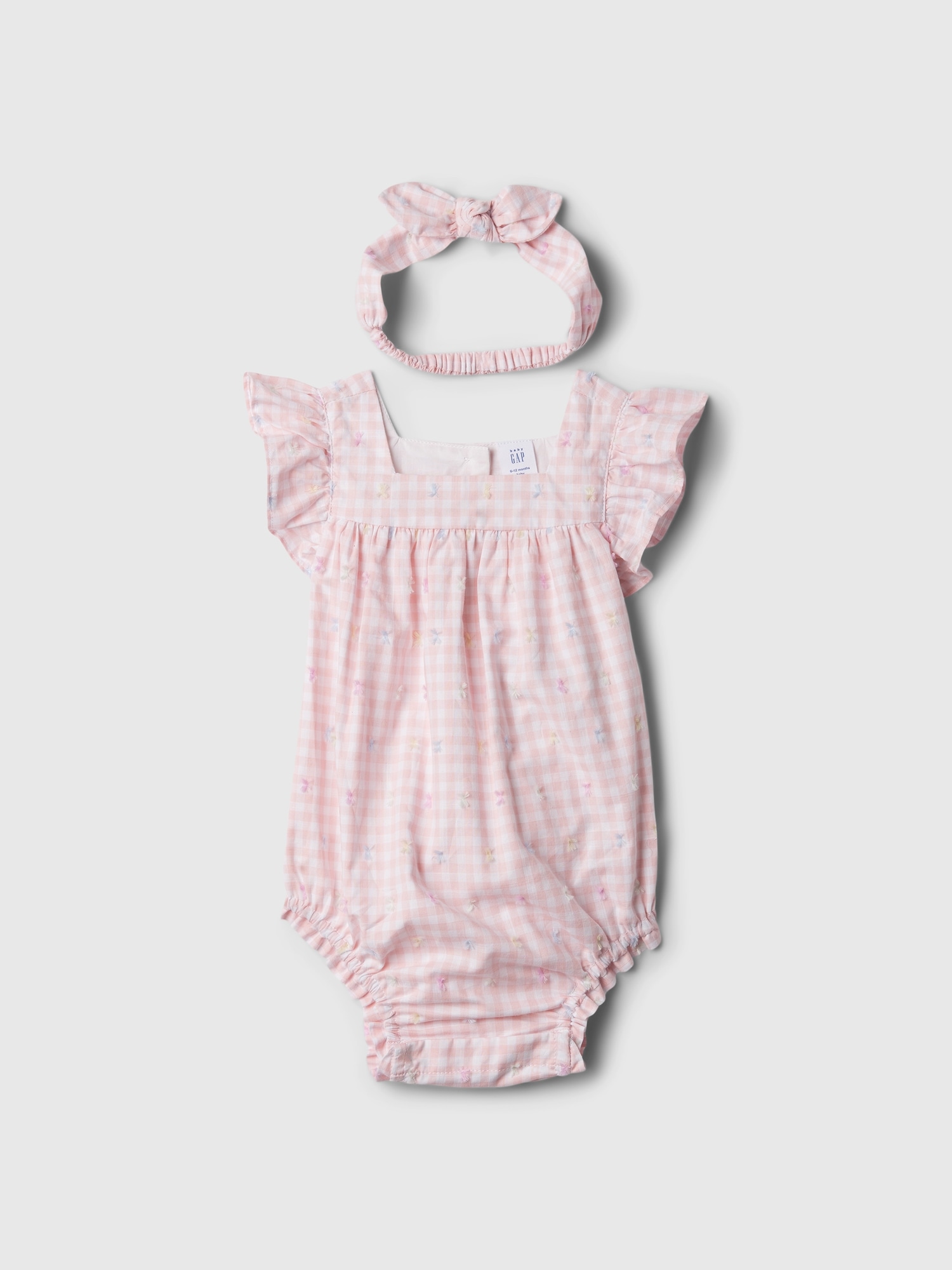 Baby Gingham Bubble Shorty One-Piece