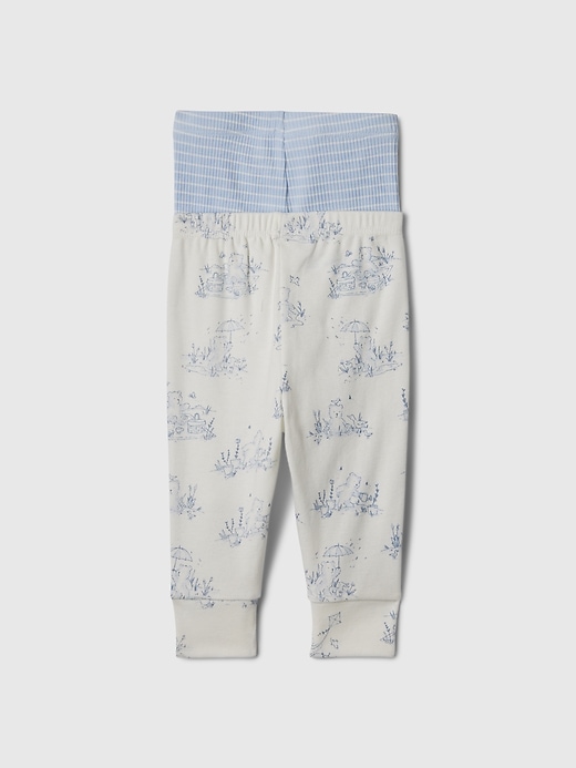 2 of 8 showing, with the color bicoastal blue of product Baby First Favorites Pull-On Pants (2-Pack)