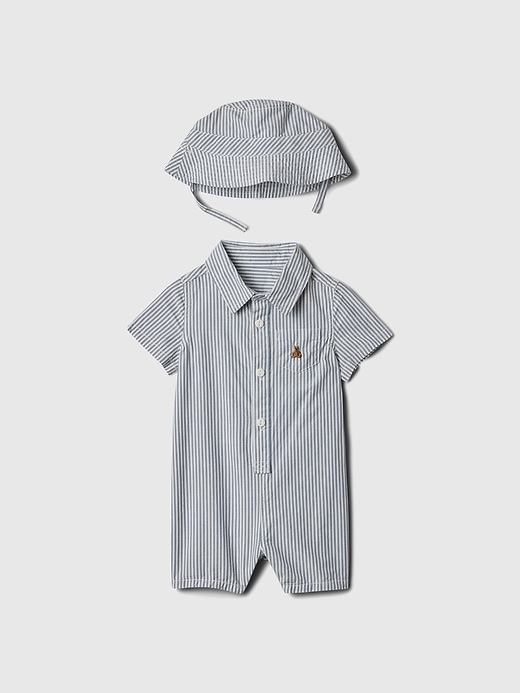 1 of 8 showing, with the color bainbridge blue of product Baby Outfit Set