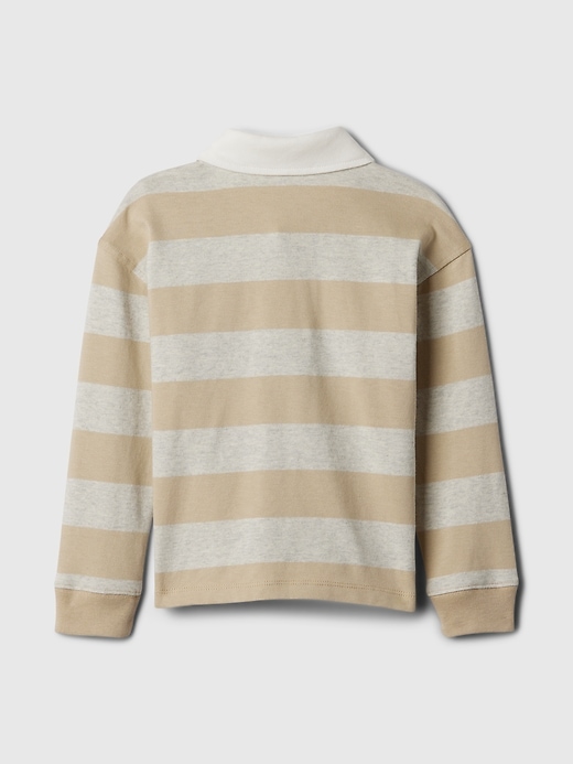 2 of 8 showing, with the color light grey heather of product babyGap Polo Shirt