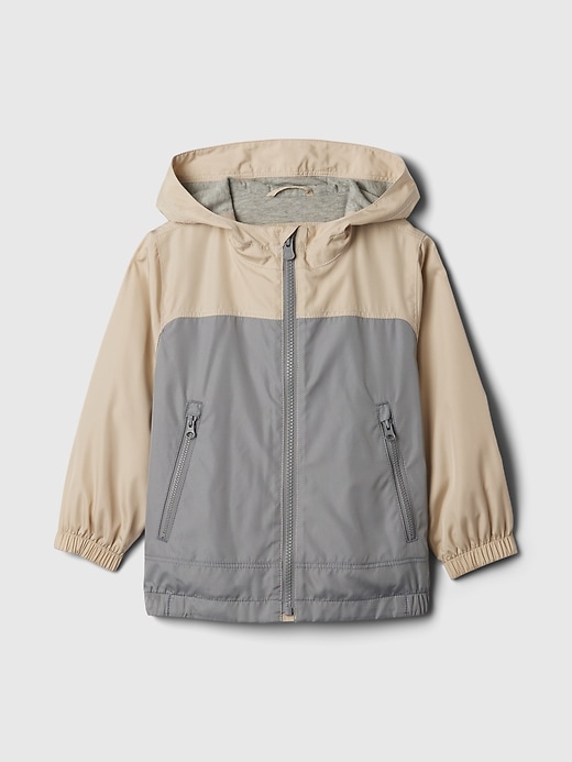 Image number 3 showing, babyGap Jersey-Lined Windbreaker