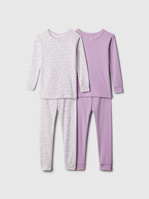 1 of 8 showing, with the color multi of product babyGap Organic Cotton PJ Set (2-Pack)