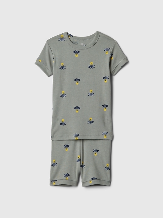 1 of 8 showing, with the color bugs of product Baby & Toddler Organic Cotton Short PJ Set