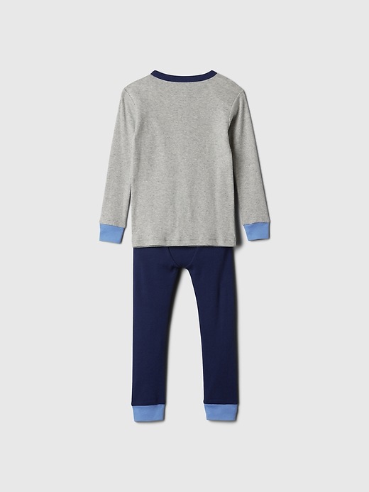 2 of 8 showing, with the color colorblock of product babyGap Organic Cotton PJ Set