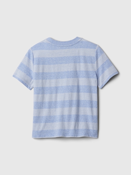 2 of 8 showing, with the color blue stripe of product babyGap Mix and Match Stripe T-Shirt