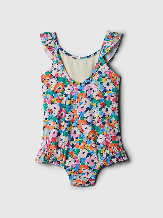 2 of 8 showing, with the color milk multi floral of product babyGap Swim One-Piece