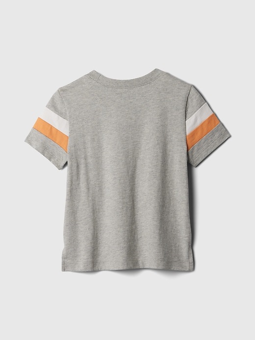 2 of 8 showing, with the color light heather grey of product babyGap Logo T-Shirt